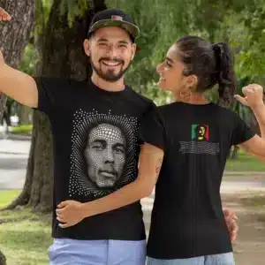 Camiseta de bob marley