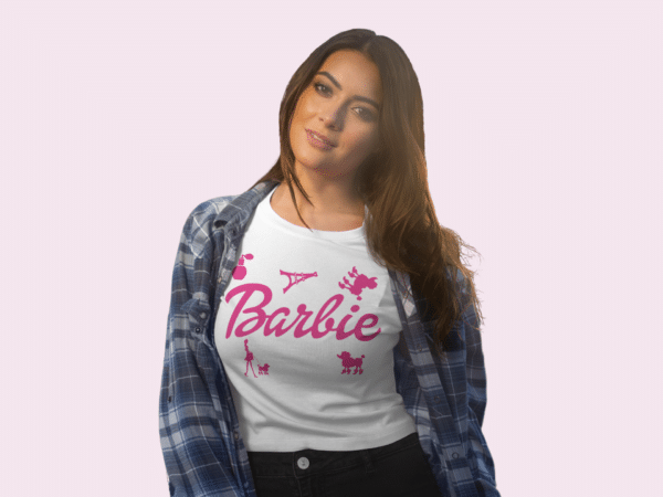 camiseta de barbie con perritos