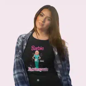 camiseta de barbie fisioterapeuta