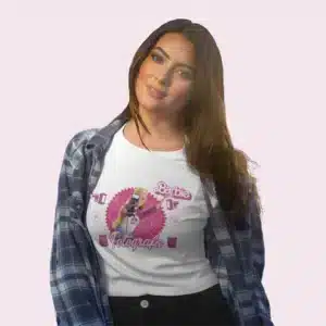 camiseta de barbie fotógrafa