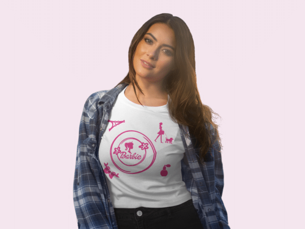 camiseta de barbie perfume